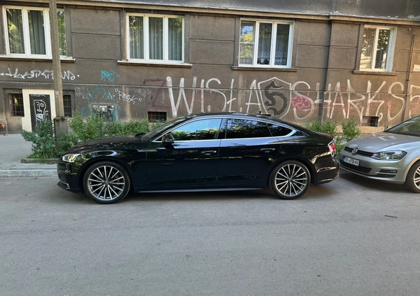 Audi A5 cena 160000 przebieg: 76450, rok produkcji 2019 z Kraków małe 121